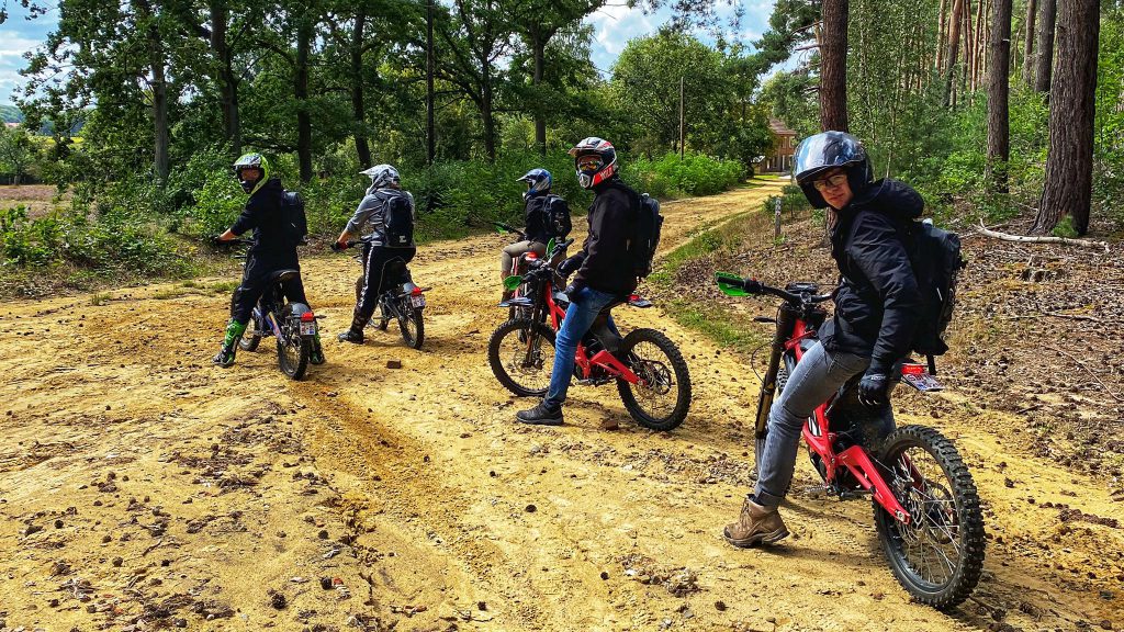 elektirsch offroad rijden E-tour Sur-ron Endurofun 5