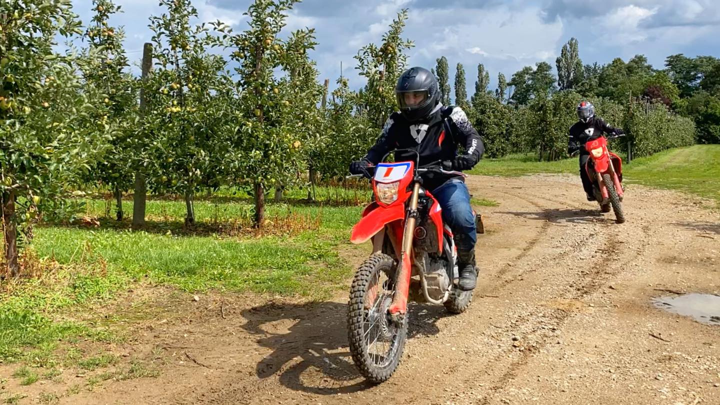 Enduro wandeling - CRF huurmotoren 1