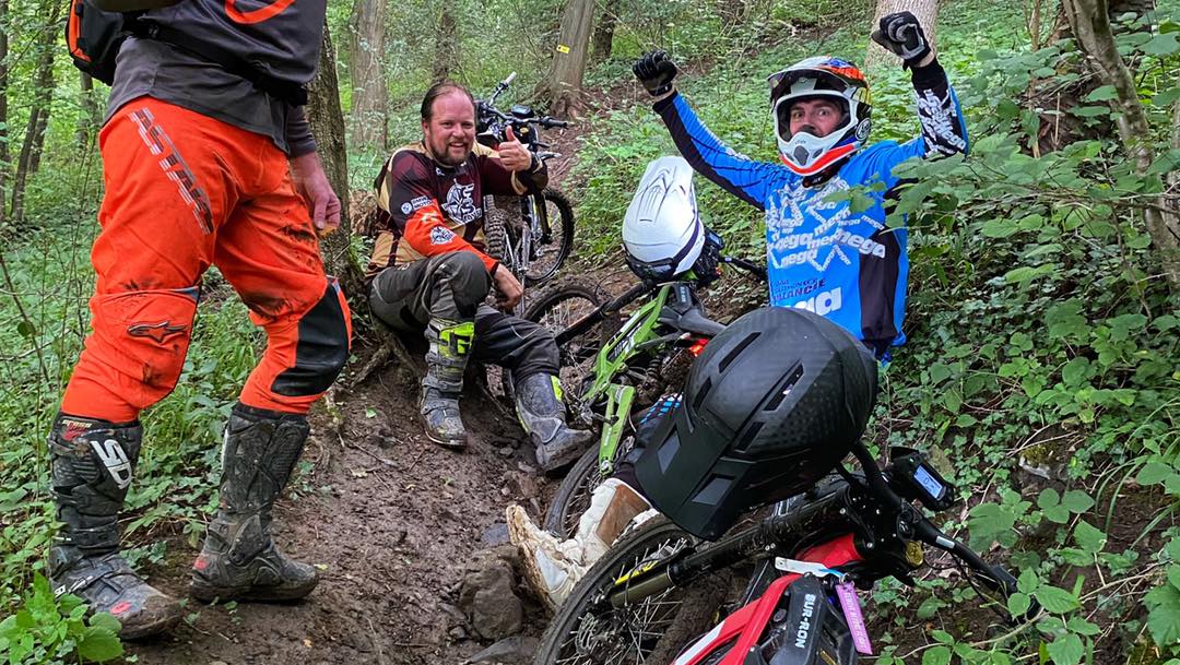 Endurofun-e-enduro bilstain vrienden uitstap 2